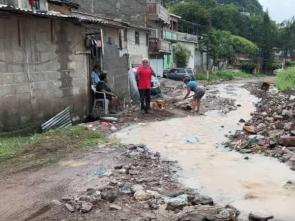Uno de los sectores más golpeados por las torrenciales lluvias en la noche del miércoles 17 de septiembre fue la aldea El Lolo.