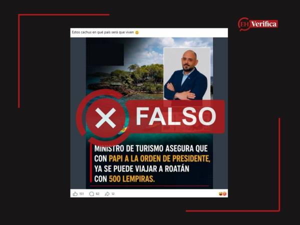 Captura de pantalla a una publicación de Facebook, hecha el 10 de agosto de 2026, adaptada a esta cartela.