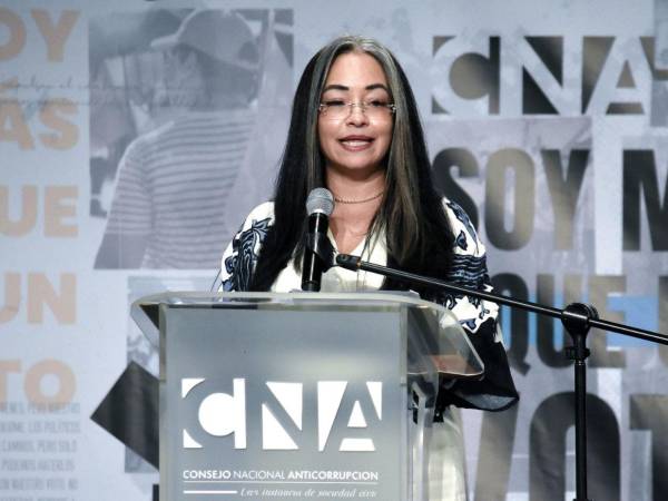La directora ejecutiva del Consejo Nacional Anticorrupción (CNA), Gabriela Castellanos.
