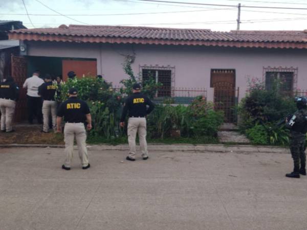 Los allanamientos se llevan a cabo de Juticalpa, Olancho, y Tegucigalpa, Francisco Morazán.
