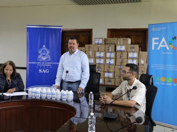 Los insumos veterinarios donados están valorados en más de 50 mil dólares.