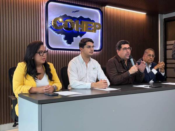 Representantes del Cohep y de la ANDI dieron lectura a la posición de la empresa privada sobre las reformas al subsector eléctrico.