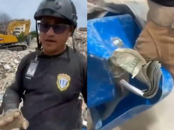 Varios videos publicados en redes sociales muestran a ciudadanos indignados enfrentando a un agente del CICPC y rompiendo los dólares en efectivo que tenía el funcionario.