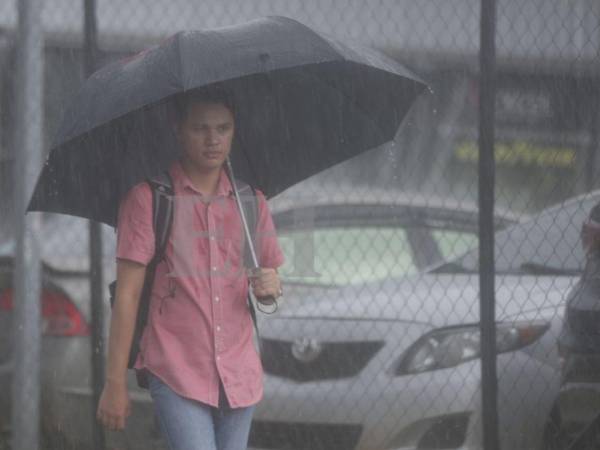 Imagen tomada una tarde lluviosa en Tegucigalpa, Honduras.