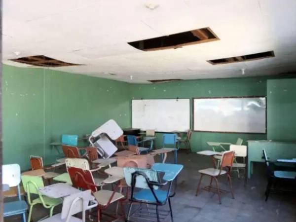 Son aproximadamente más de 3,700 centros educativos a nivel nacional que requieren intervención inmediata, debido a las pésimas condiciones en las que se encuentran.