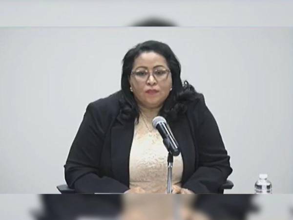 La secretaria general del Consejo Nacional Electoral (CNE), Thelma Cristina Martínez, fue la tercera testigo.