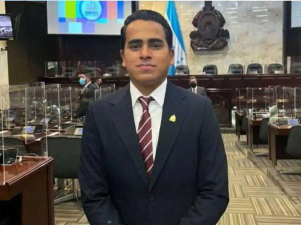 Josué Colindres, actual diputado suplente de la bancada del Partido Liberal.