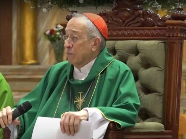 El cardenal Óscar Andrés Rodríguez ofició la homilía dominical