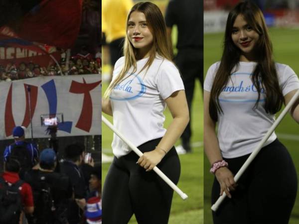 Enorme ambiente se vivió en la previa del clásico entre el Olimpia y Real España en el estadio Nacional por la jornada 10 del torneo Apertura de la Liga Nacional de Honduras