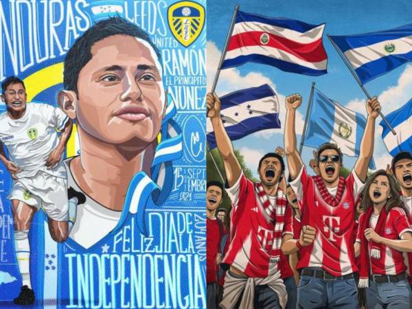 Grandes equipos de fútbol de Europa han felicitado a Honduras por los 204 años de independencia patria a través de las redes sociales