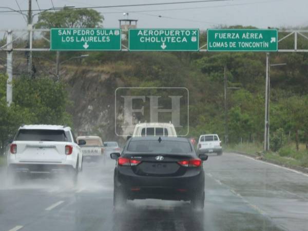 Este viernes se registraron precipitaciones en todo el Distrito Central.