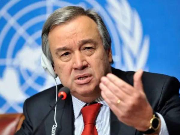 El Secretario General de las Naciones Unidas, António Guterres.