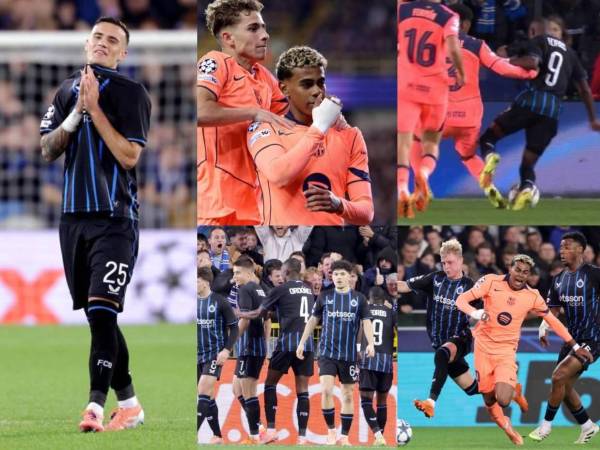 Vibrante partido de Champions League con polémica incluida. Así se vivió el empate de Brujas ante Barcelona de la jornada 4.