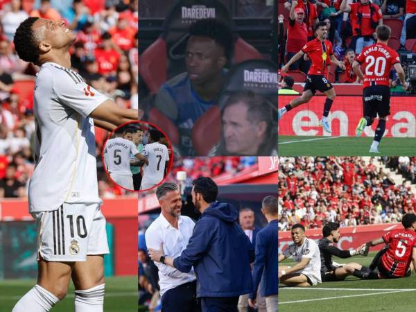 Real Madrid cayó 1-2 ante Mallorca y comprometió la temporada en LaLiga de España. Jugador hondureño sufre por la derrota de Real Madrid y señalan al culpable; otro lloró.
