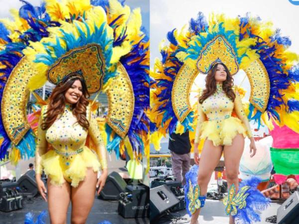 La bella expresentadora de televisión y creadora de contenido, Alejandra Rubio, causó furor en las redes sociales y en las calles de Tegucigalpa este sábado 27 de septiembre, durante la celebración del carnaval de la capital. Aquí sus fotos.