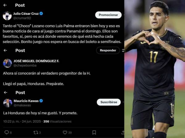 Tras la victoria 2-1 de Honduras ante Curazao y el pase a cuartos de final de Copa Oro, diversos periodistas opinaron en redes y hasta en Panamá dijeron que ellos son los papás de la H.