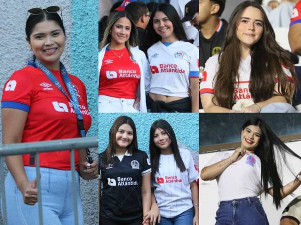Olimpia y Alajuelense se enfrentan esta noche por el juego de vuelta de las semifinales de Copa Centroamericana. Las bellas aficionadas que engalanaron la previa del partido.
