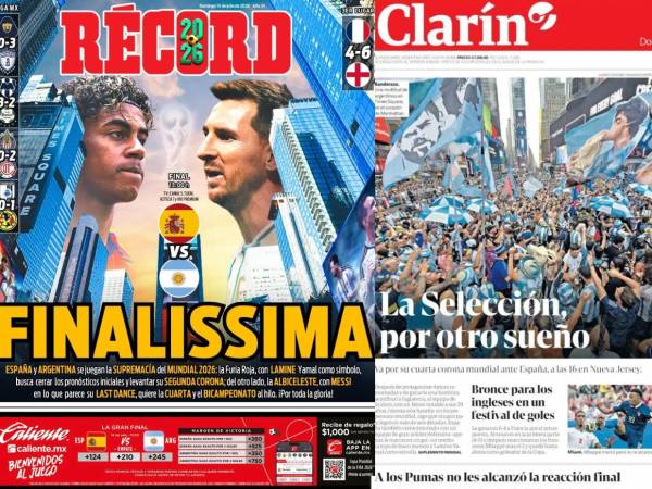 Argentina no tiene equipo para jugarle al tú por tú a España, una de las frases más polémicas en esta previa de la final del Mundial United 2026 contra la selección de Lionel Messi