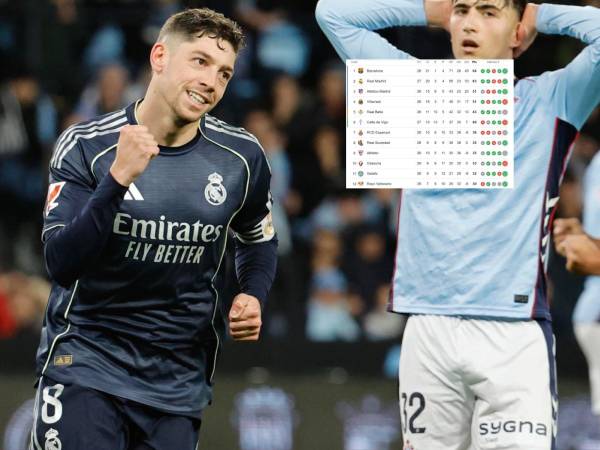 Fede Valverde le dio el triunfo al Real Madrid en casa del Celta.