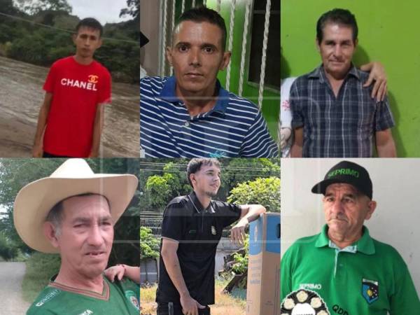 Al menos el rostro de siete víctimas ha sido identificados tras el accidente ocurrido la tarde del domingo 23 de noviembre en San José de Colinas, donde un camión que trasladaba a militantes del Partido Nacional y Partido Liberal se volcó, dejando al menos 45 personas heridas y ocho fallecidas. Estas son algunas de las víctimas mortales: