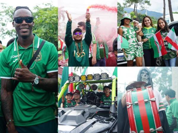 Este domingo se llevó a cabo la caravana en honor al centenario del Marathón. Así se vivió el festejo en las calles de San Pedro Sula.