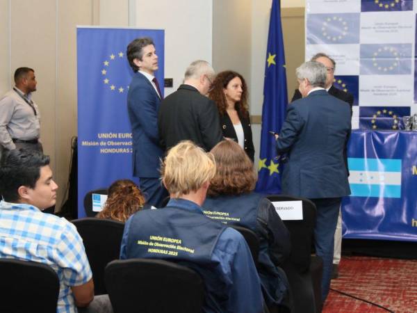 Esta será la cuarta ocasión en que la Unión Europea observa comicios en Honduras.