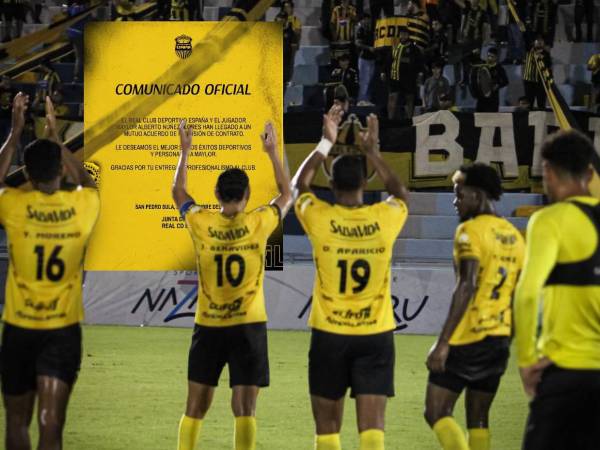 Ya son cuatro las bajas de jugadores de Real España en pleno torneo Apertura 2025.