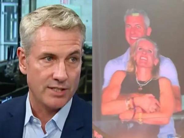 Así fue captado Andy Byron con Kristin Cabot, la directora de RRHH de la empresa.