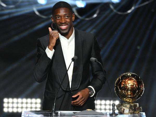 Ousmane Dembélé se convierte en el sexto francés en ganar el premio Balón de Oro.