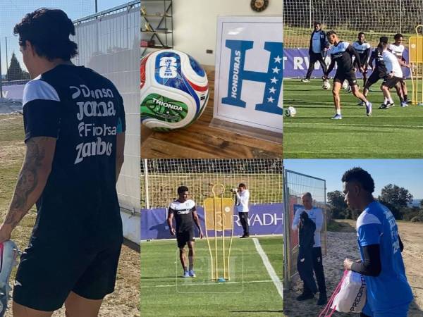 Honduras ya se pone a tono para enfrentar a la selección de Perú en España. Así fue el primer entreno bajo el mando del técnico José Molina.