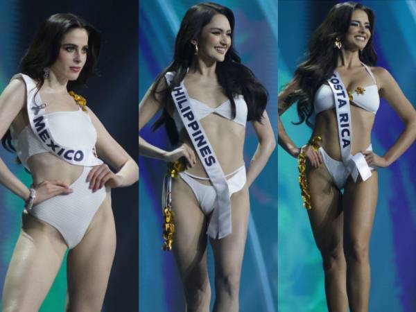 Las primeras 30 finalistas de las 120 participantes derrocharon talento sobre el escenario de Miss Universo 2025 durante la pasarela en traje de baño.
