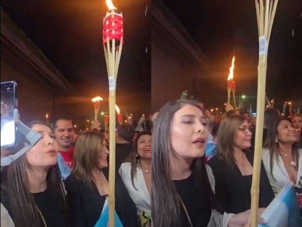 Diputados, candidatos y la presidenta del CNE, Ana Paola Hall, estuvieron en la jornada de oración.