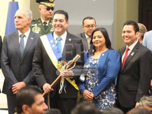 Toma de posesión del alcalde capitalino Juan Diego Zelaya.