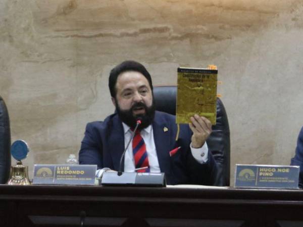 El presidente del Congreso Nacional, Luis Redondo, está violando la Constitución de la República, según expertos.