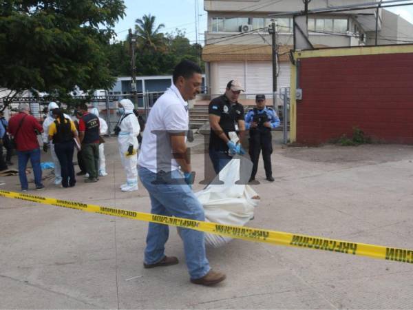 Este domingo -24 de agosto- aparecieron los cuerpos de un hombre y una mujer, presuntamente pareja, en frente de una iglesia en el bulevar Fuerzas Armadas, en las cercanías de las gradas del Hato de Enmedio, en la capital. A continuación las imágenes del terrible hallazgo.