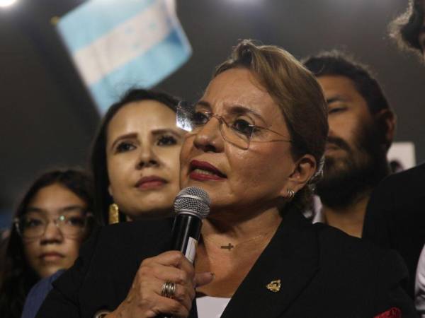 Xiomara Castro participó en un último evento público en la capital de Honduras.