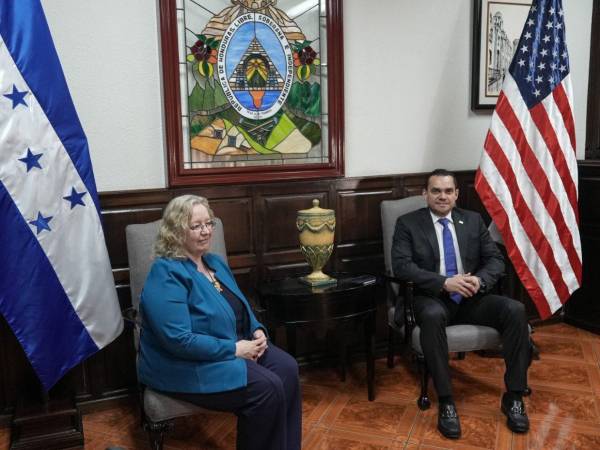 El presidente del Congreso Nacional, Tomás Zambrano, se reunión con la Encargada de Negocios de la Embajada de Estados Unidos, Colleen Anne Hoey.