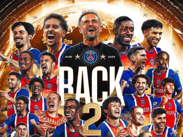 El lindo arte que posteó el equipo parisino en sus redes sociales.