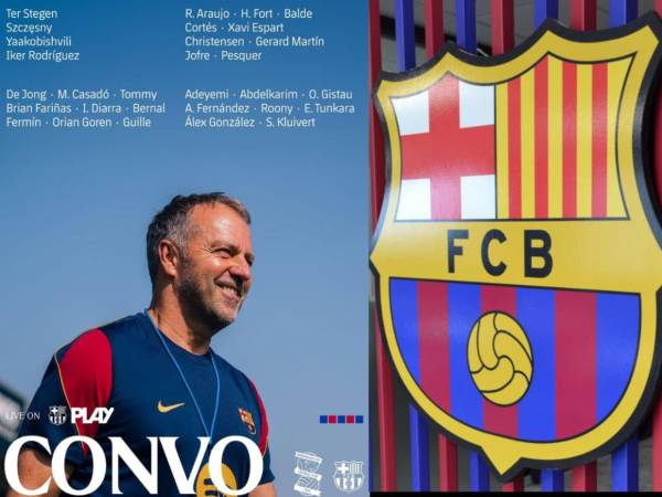 Muchos canteranos, pocos jugadores del primer equipo y dos sorpresas: Ter Stegen y Frenkie De Jong.