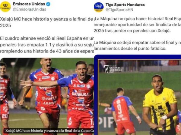 Real España ganaba el partido, estaba en la final, pero en los últimos segundos el Xelajú se lo igualó, se fueron a tiempos extras y luego en penales los chapines fueron más efectivos. La máquina solo anotó uno de cinco.