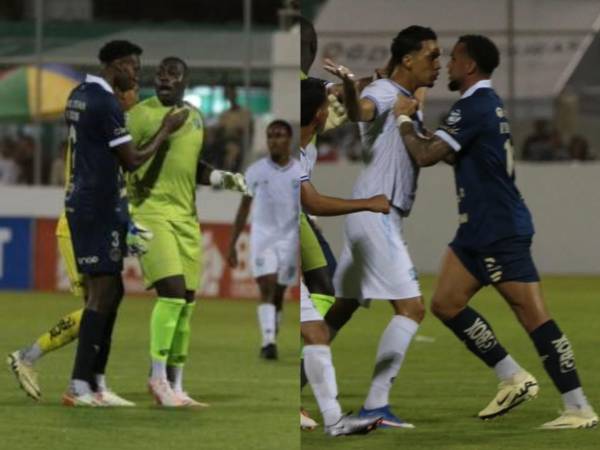 En el partido de Motagua y Génesis PN no hubo muchos goles que contar, pero si se dio jugadas polémicas donde al final hubo un careo entre los protagonistas