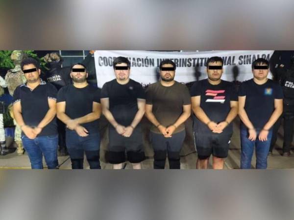 Detienen a seis personas vinculadas con facción de 'Los Chapitos' en noroeste de México.