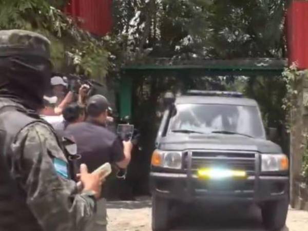 Amílcar Hernández fue capturado en su casa ubicada en la aldea Las Casitas.