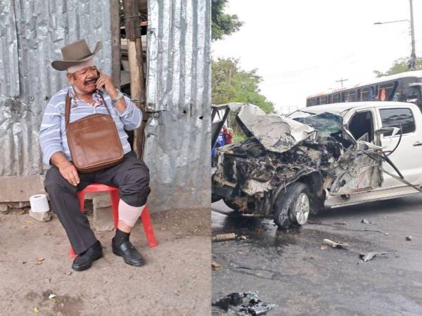 En la salida al sur de la capital, específicamente en la colonia Loarque, un adulto mayor resultó involucrado en un accidente de tránsito luego de impactar su vehículo contra un camión que se encontraba estacionado en la vía.