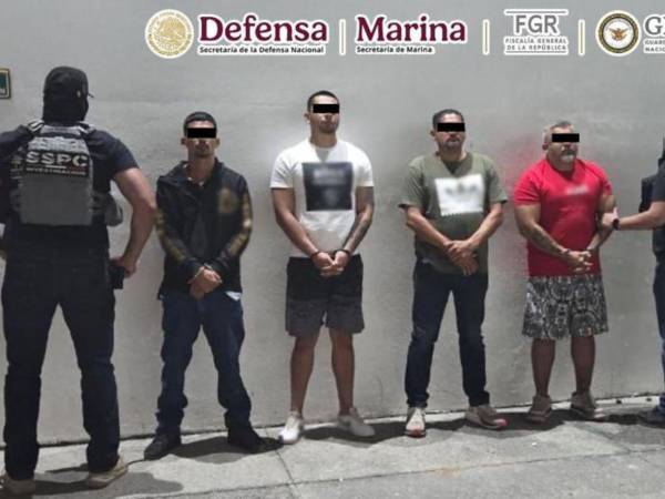 Los cuatro de los 23 reos que se fugaron de<b> </b>penal de Ixtapa, en Puerto Vallarta, Jalisco.
