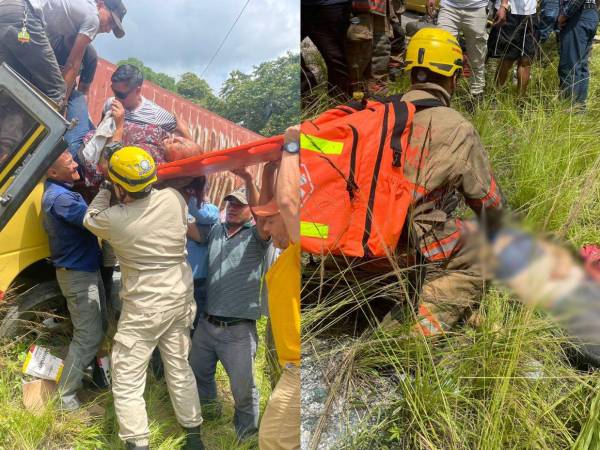 Al menos cuatro personas muertas y más de una decena de heridas en la cuesta de Los Hornos, en Veracruz, Copán, es el saldo que deja hasta el momento el fuerte accidente entre un vehículo tipo rapidito y una rastra.