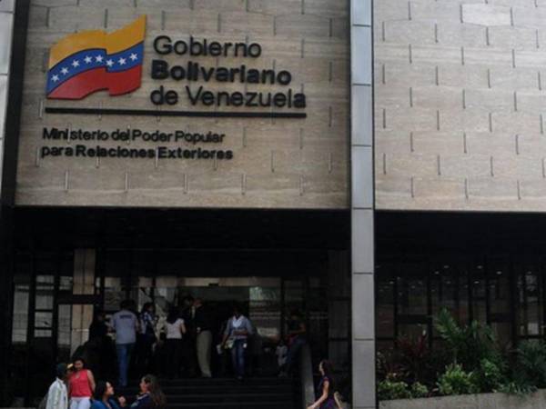 La Cancillería de Venezuela publicó un comunicado este martes.
