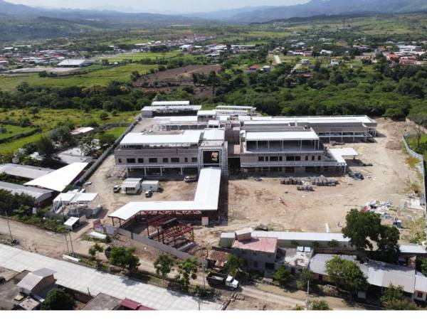 Avances en la construcción de uno de los hospitales públicos incluidos en la auditoría del Tribunal Superior de Cuentas.