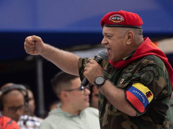 El ministro de Interior de Venezuela, Diosdado Cabello.