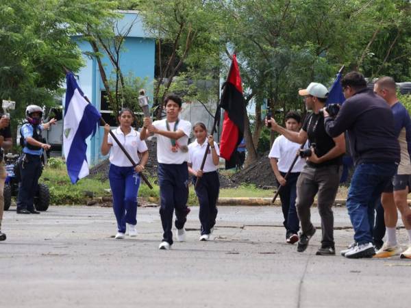La flama recorrió 503 kilómetros por territorio nicaragüense y fue portada por 13,000 estudiantes.